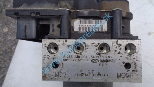 abs pumpa na hyundai i20, 58910-1J200, 0265238004